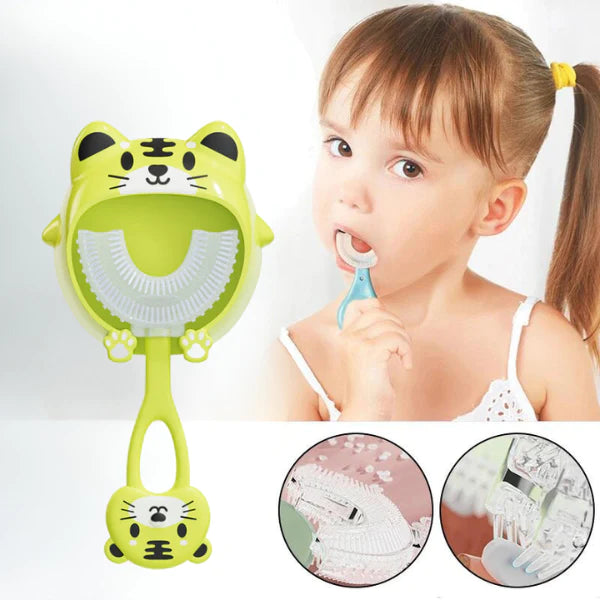 Cepillo Dientes Infantil Silicon Forma U